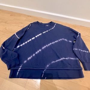 Athleta Tie-dye Crewneck sweatshirt size Large